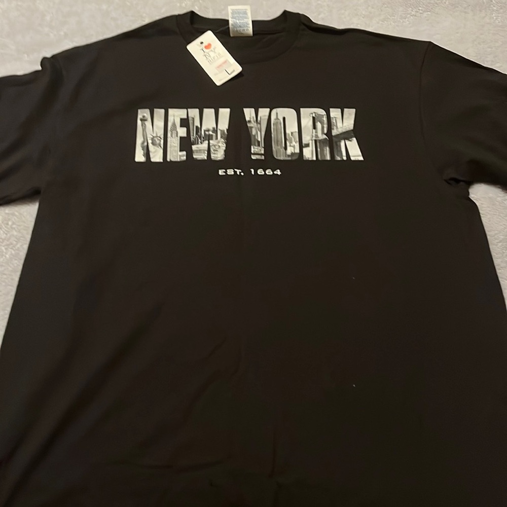 Black Adult T-shirt New York